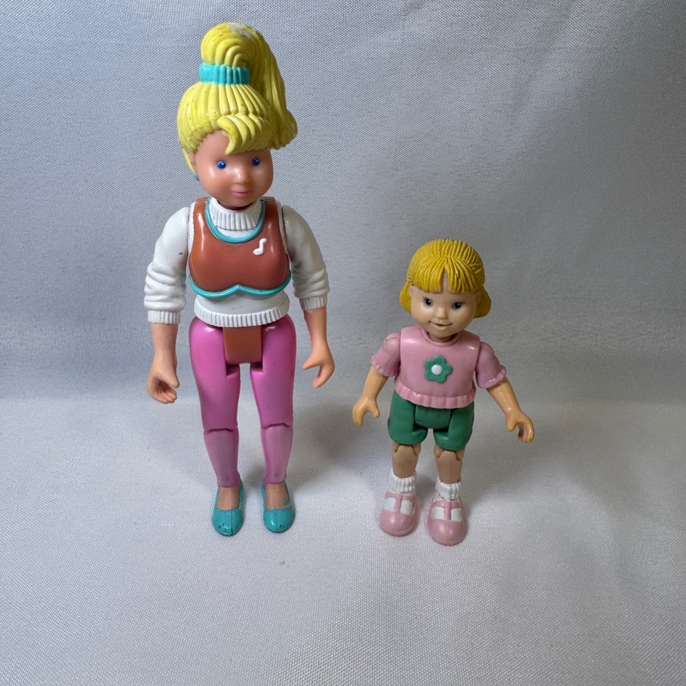 Vintage Fisher Price Loving Family Figures Sisters Daughters 1995 1998 Dollhouse